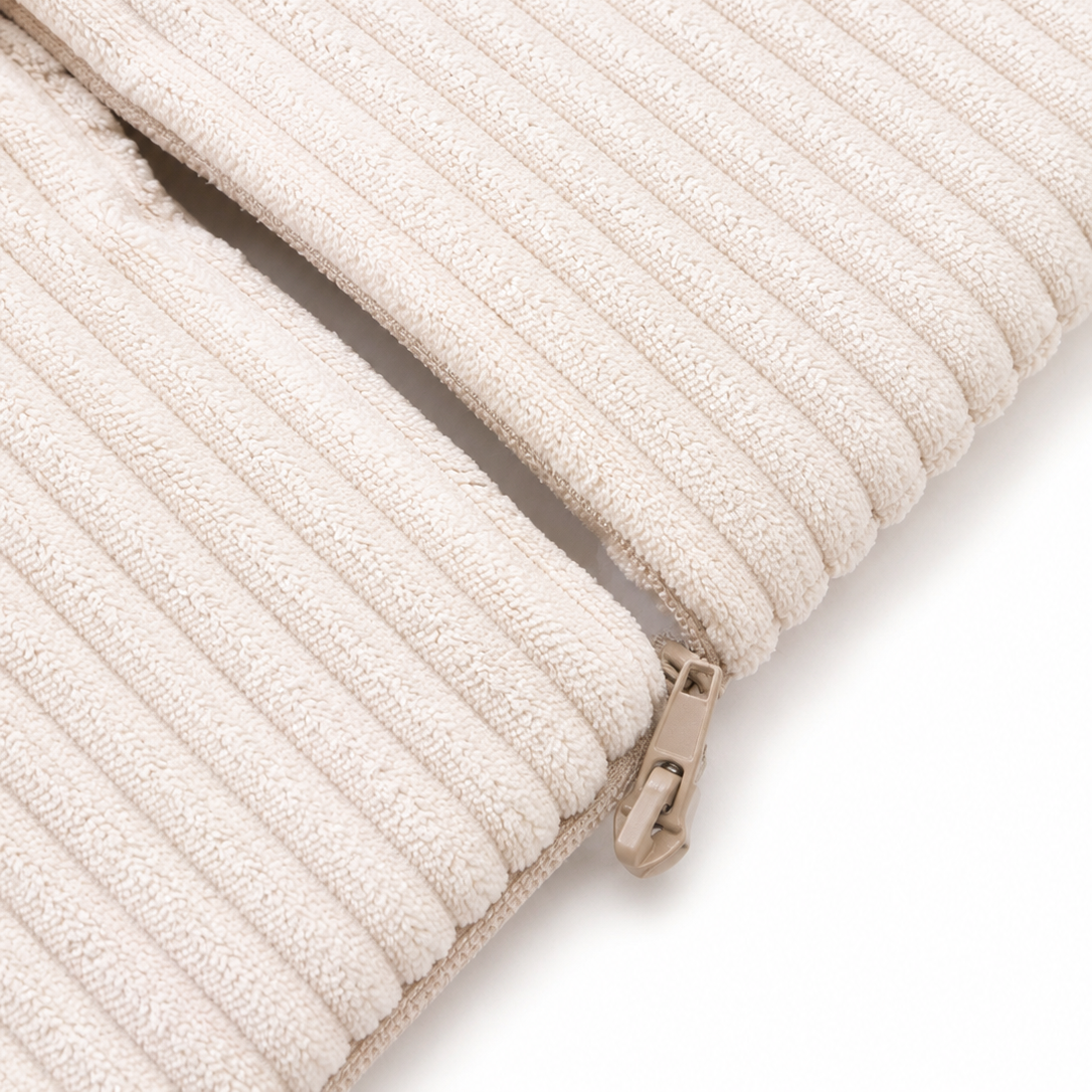Babynest krabbeldecke 2 in1 district for kids cordc creme details