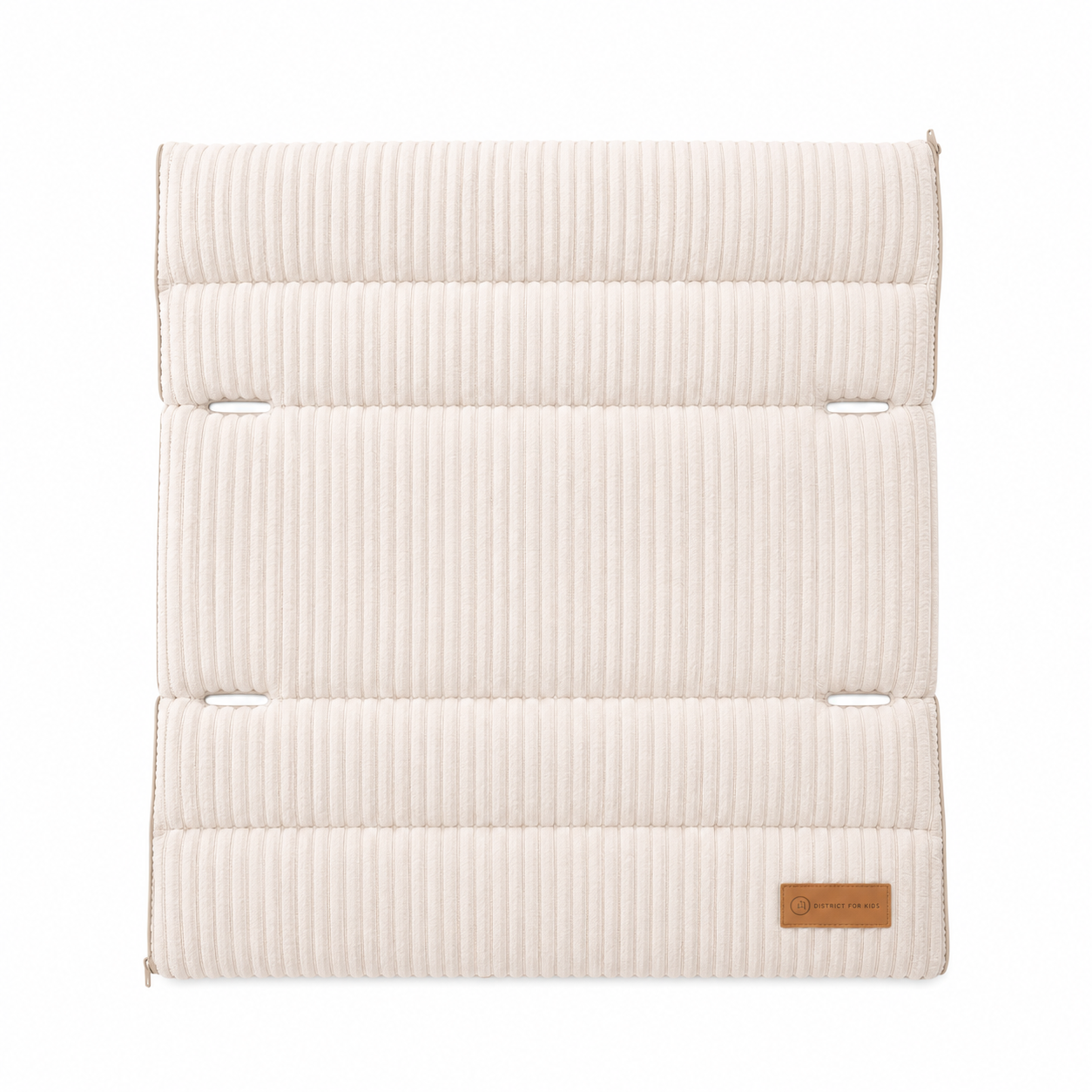 Babynest krabbeldecke 2 in1 district for kids cordc creme offen