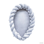 Babynestchen 2-in-1 – Kuscheliger Baby-Kokon & Bettumrandung-Babynestchen-District for Kids-Grau-District for Kids