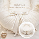 Babynestchen Cord  – Mitwachsender weicher Baby-Kokon District for Kids