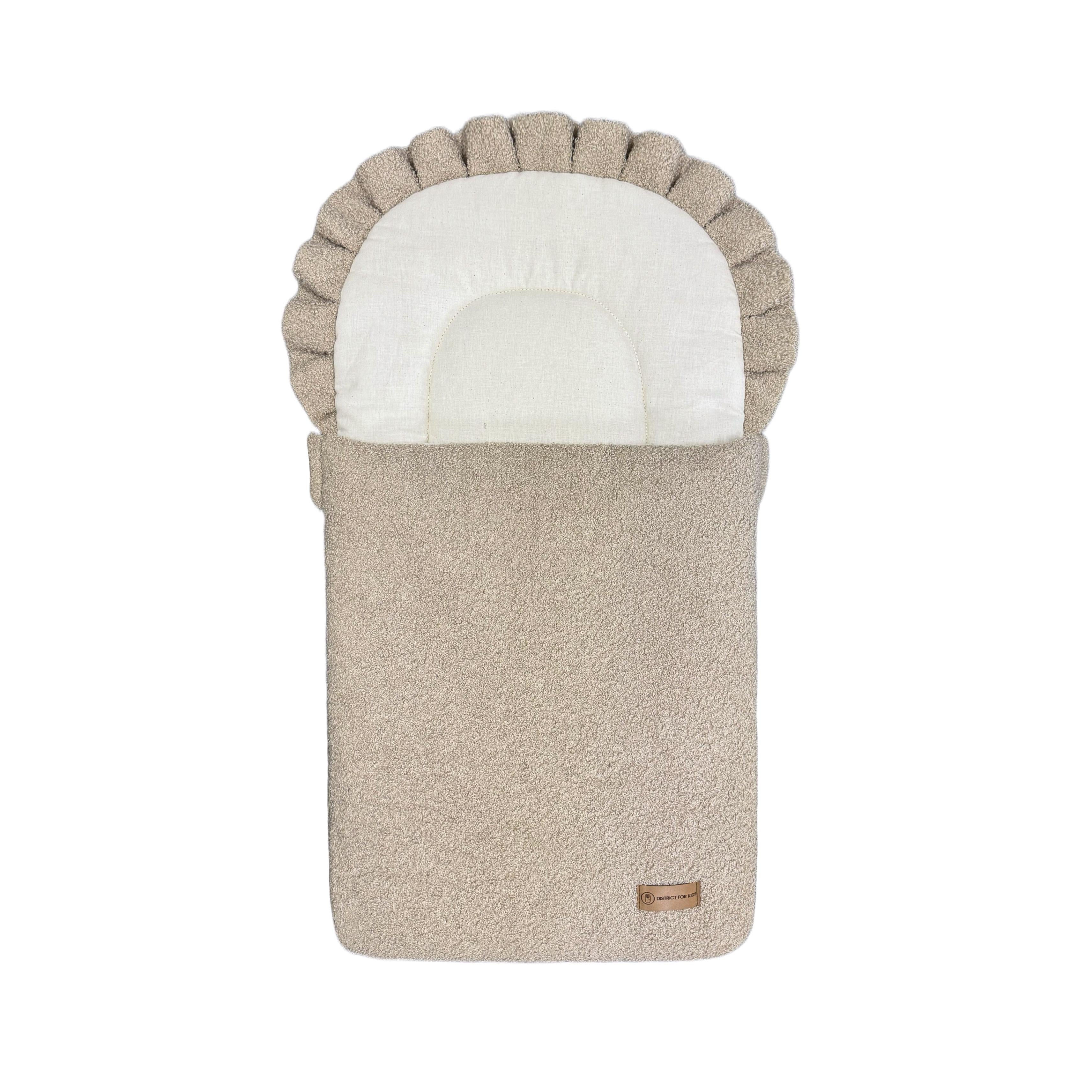 Babyschlafsack Teddy Boucle Dreamy | 2.5 TOG-Babyschlafsack-District for Kids-Beige-75 cm-2.5 Wert-District for Kids