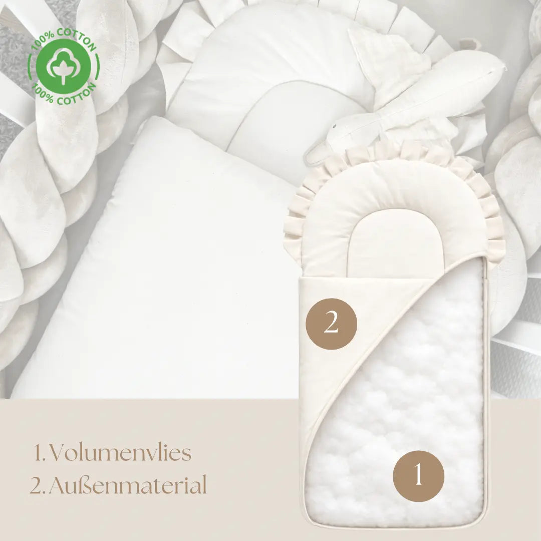 Babyschlafsack Dreamy Bio-Baumwolle, Rückansicht
