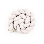 Bettschlange geflochten Musselin  – Kuschelige Bettumrandung