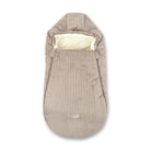 Winterfußsack Cord – warm & stylisch für Kinderwagen & Autoschale Beige / 90cm Winterfußsack