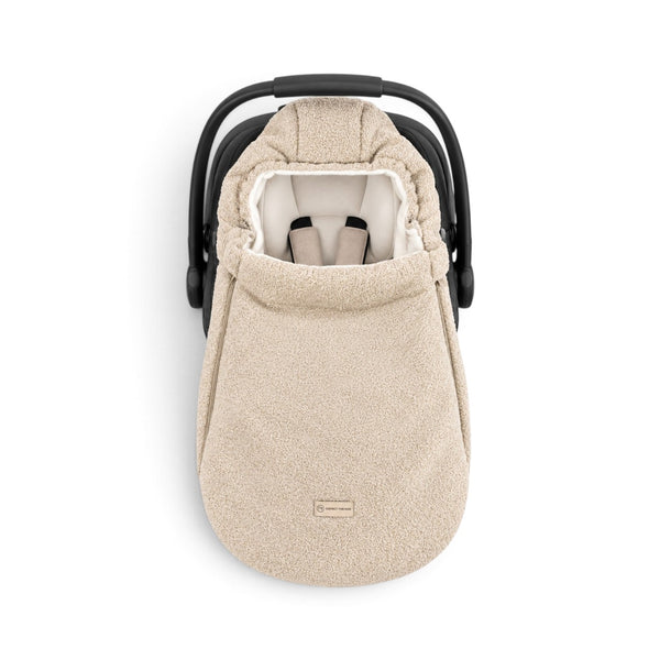 Fußsack Bouclé – Babyschale, Babywanne & Kinderwagen (80cm)