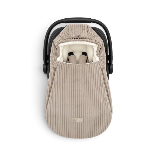 Winterfußsack Cord – warm für Babyschale & Kinderwagen (80cm)