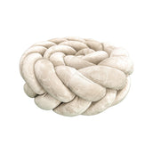 Bettschlange Velours Fischgräten-Design – Premium Schutz & Komfort für Babyschlaf-Bettumrandung-District for Kids-180 cm-Beige-District for Kids