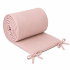 Bettumrandung grau baumwolle district4kids rosa