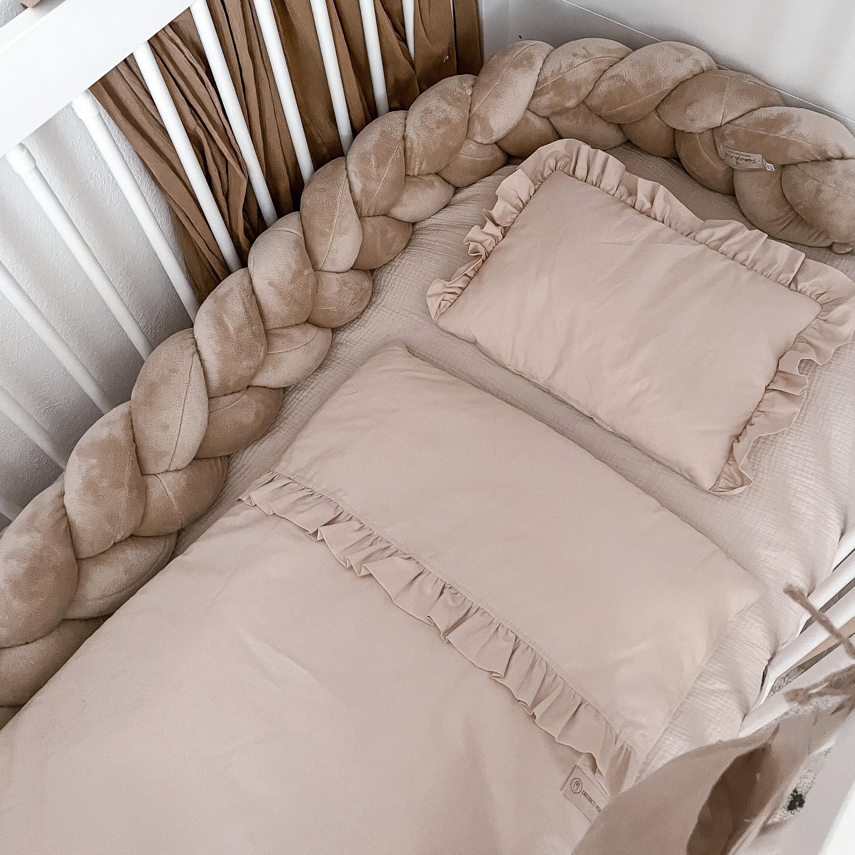 Bettwäsche Rüschen für Babys & Kinder-Bettwäsche-District for Kids-Beige-100x135cm-District for Kids