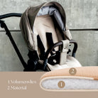 Sitzauflage Musselin für den Kinderwagen - universell passend District for Kids