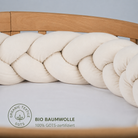 Bio baumwolle bettschlange creme district for kids