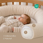Bettschlange einsträngig Teddystoff Bouclé – Schutz & Vielseitig District for Kids
