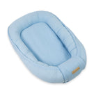Babynestchen Musselin – Weicher mitwachsender Baby Kokon - Blau - Babynestchen