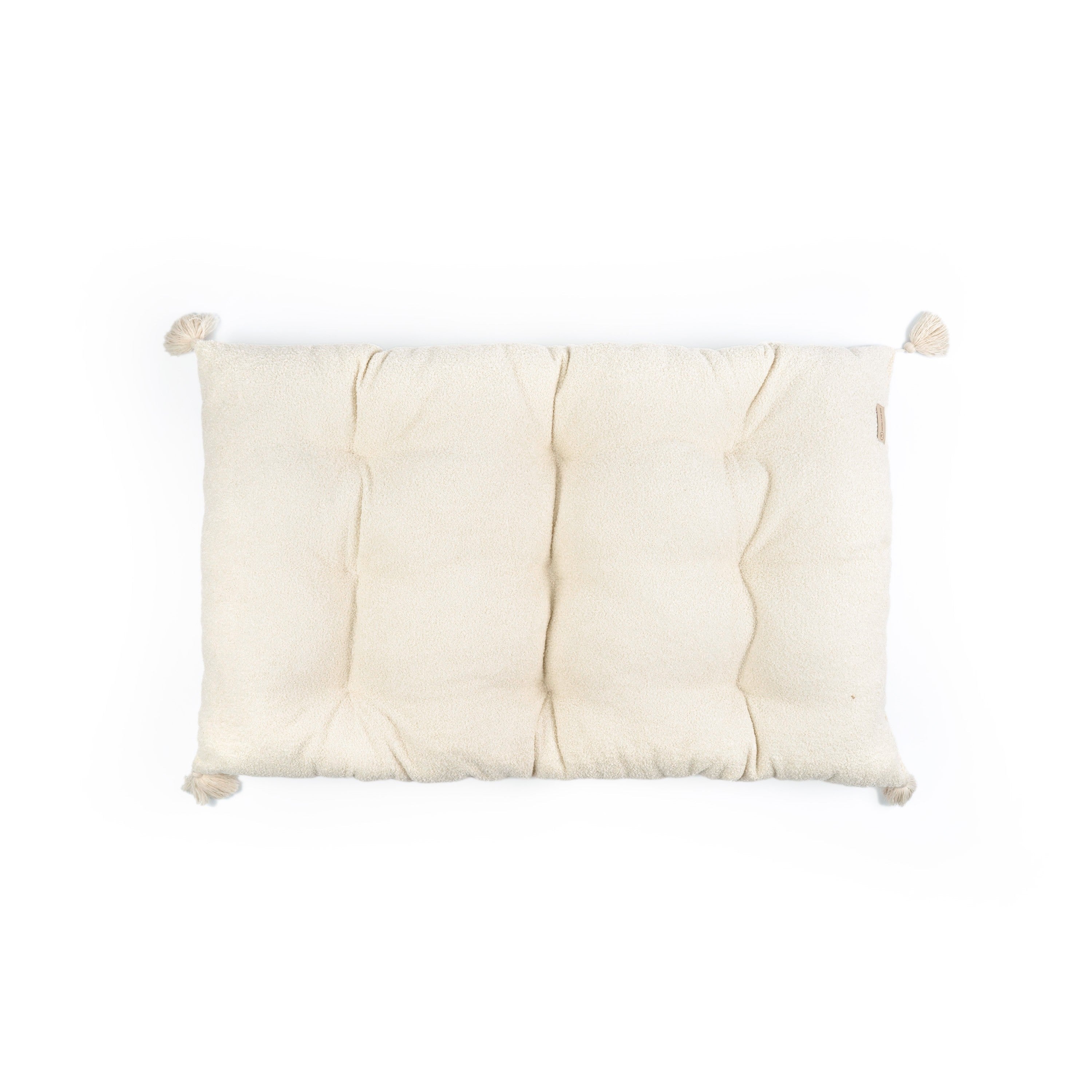 Matratze Bodenmatte Teddystoff Boucle für Kletterbogen Spielezimmer - Creme - Baby & Kleinkind