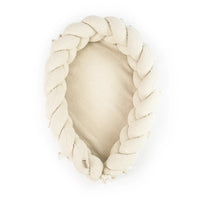 Babynest & Bettschlange 2 in 1 | Teddystoff Boucle