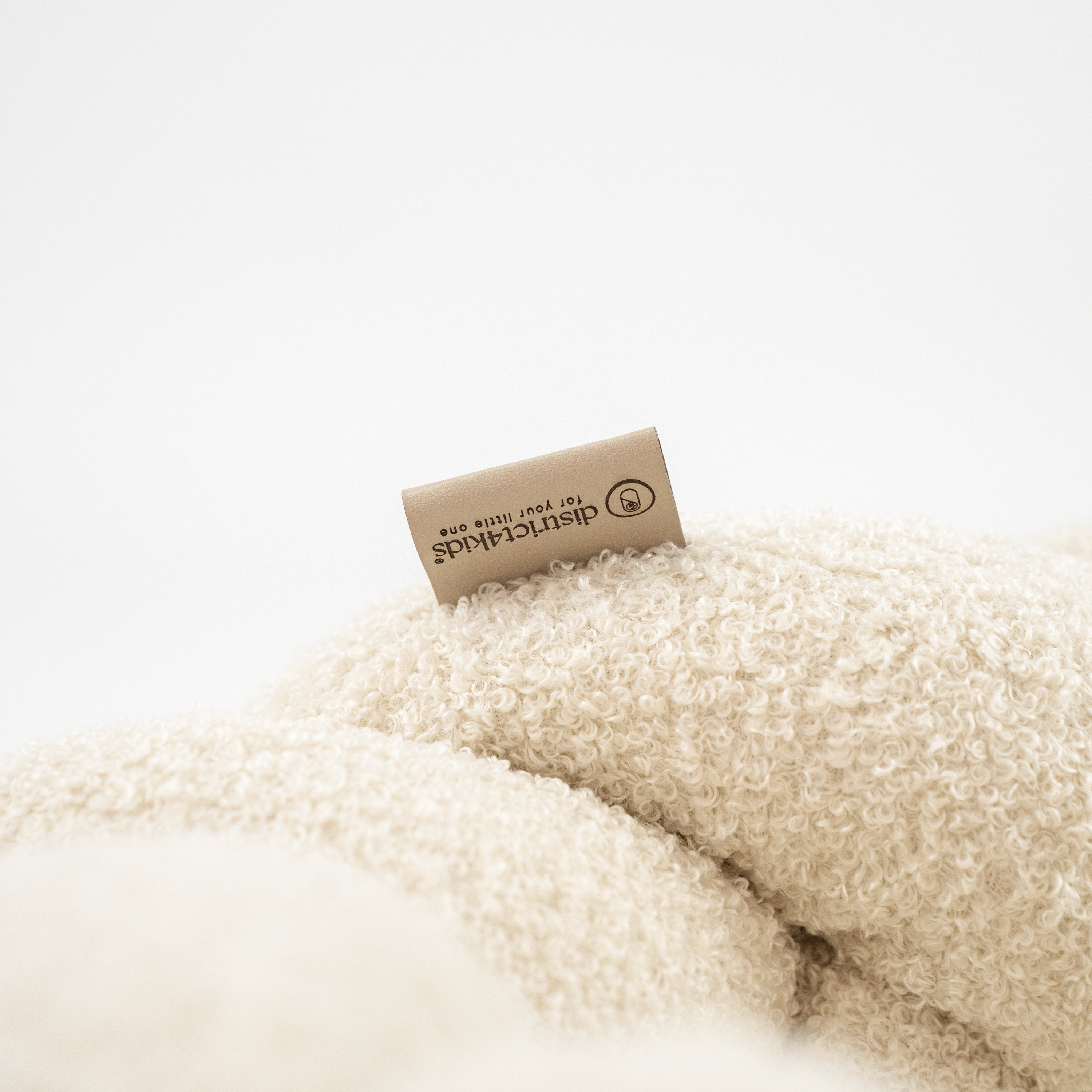 Babynest & Bettschlange 2 in 1 | Teddystoff Boucle District for Kids