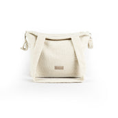 Wickeltasche Bouclé Teddystoff | Stillvolle Mom bag für den Kinderwagen