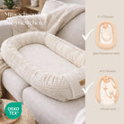 Babynestchen Cord  – Mitwachsender weicher Baby-Kokon District for Kids