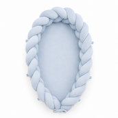 Babynest & Bettschlange 2in1 Velours – mitwachsend