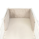 Bettumrandung Cord – Moderne & kuschelige Umrandung für Babybett & Beistellbett - Beige / 150 cm - Bettumrandung