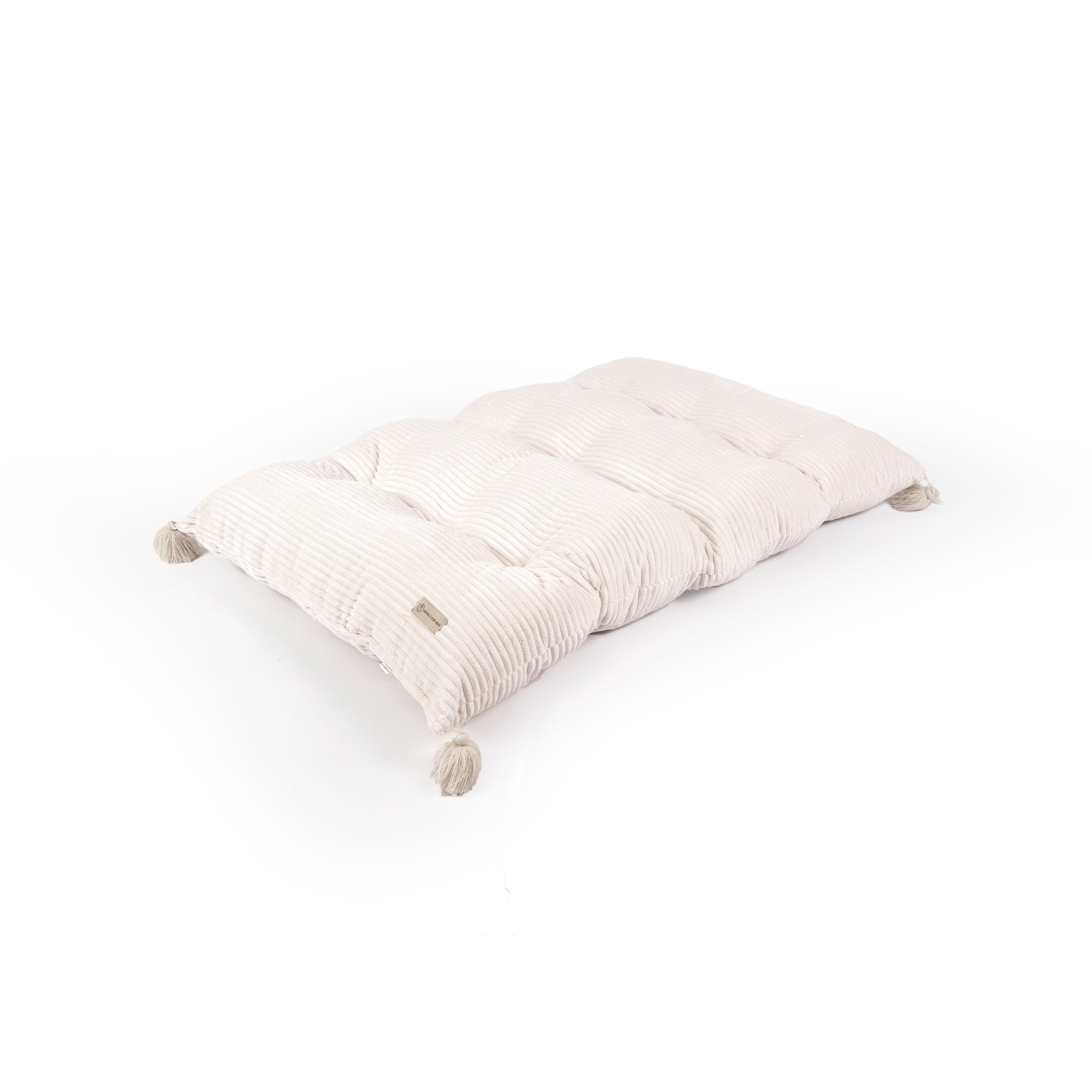 Matratze Bodenmatte Cord gesteppt für Kletterbogen Spielezimmer - Creme - Baby & Kleinkind