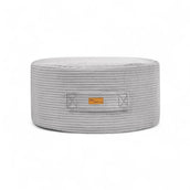 Sitzsack Cord mit Stauraum | Hide and Seat by Kisu - Grau - Sitzsack