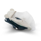 Einschlagdecke Teddystoff Boucle Teddyohren – Autoschale 2.5 TOG-Fußsäcke-District for Kids-Creme-2.5 TOG-District for Kids