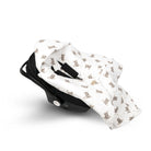 Einschlagdecke Musselin Teddybär – Perfekt für Autoschale Ganzjährig - Einschlagdecke Autoschale