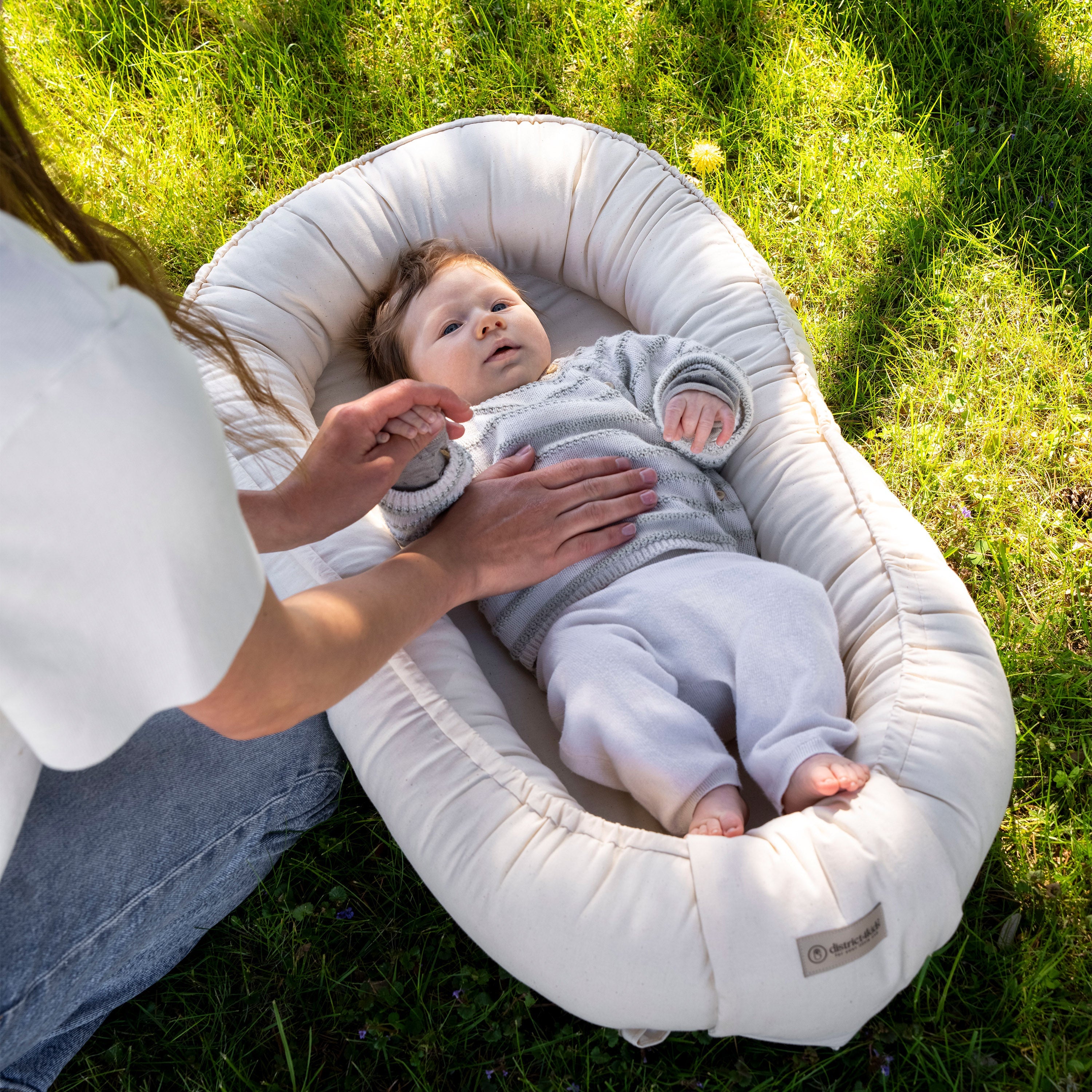 Babynestchen Baumwolle – Kuscheliger Baby-Kokon District for Kids
