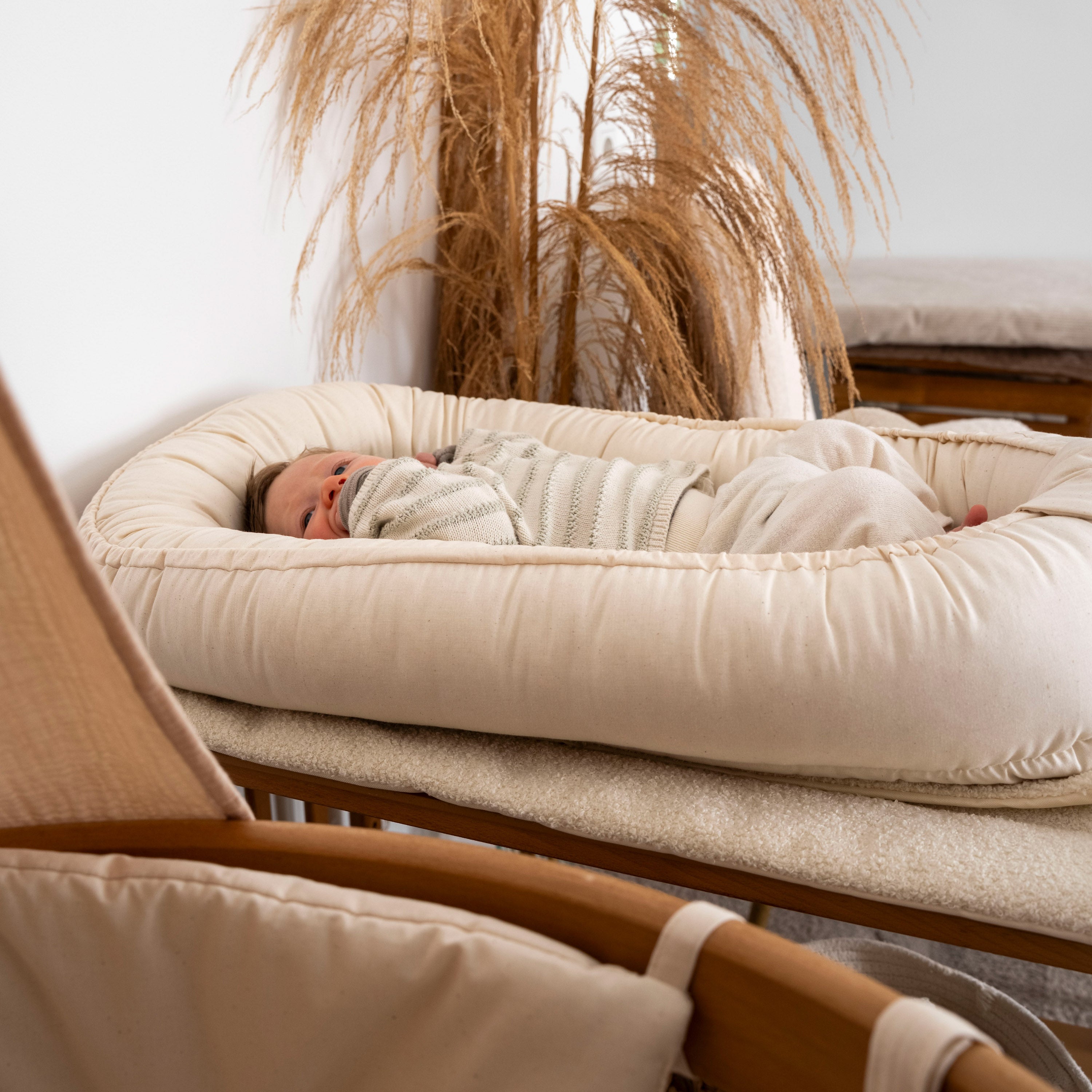 Babynestchen Baumwolle – Kuscheliger Baby-Kokon District for Kids