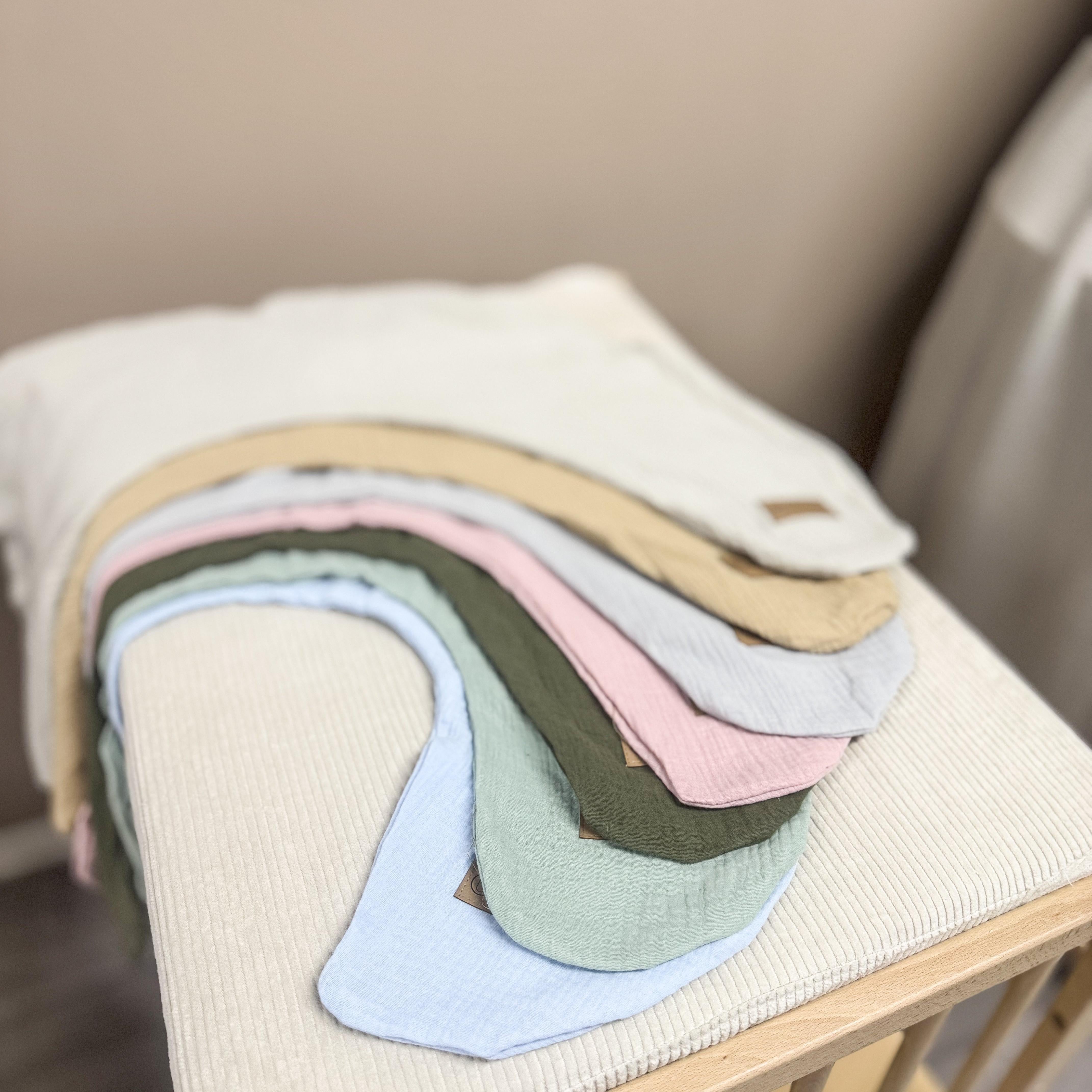 Ersatzbezug für Stillkissen Musselin-Stillkissen-District for Kids-Beige-District for Kids