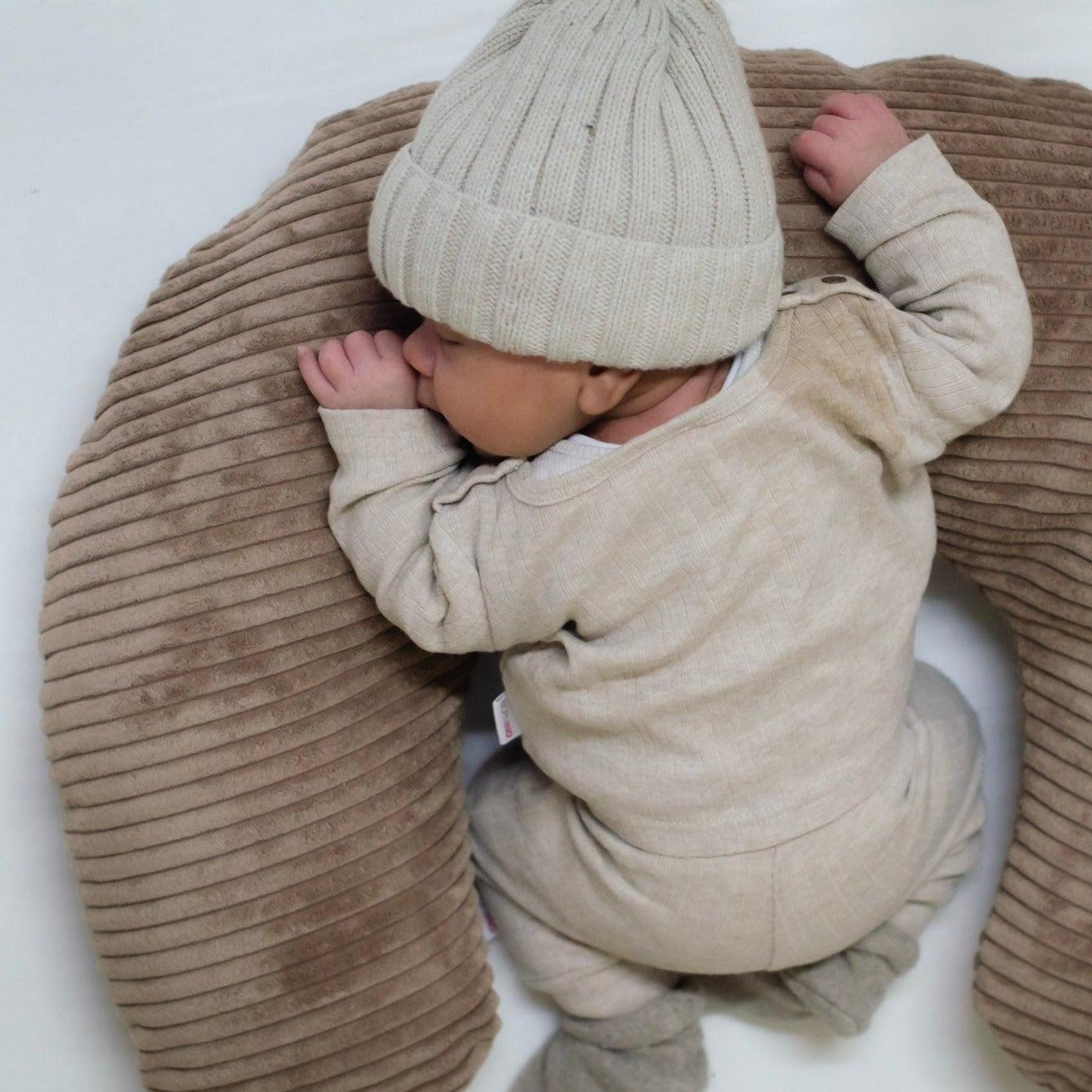 Ersatzbezug für Stillkissen aus Cord-Stillkissen-District for Kids-Creme-District for Kids