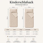 Kinderschlafsack aus Bouclé inkl. Tasche & Kissen – perfekt für unterwegs & zuhause District for Kids