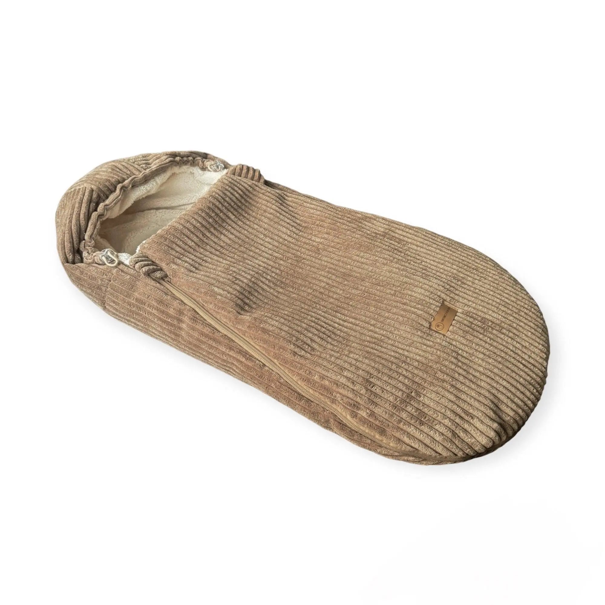 Fußsack Cord für Kinderwagen Autoschale-Winterfußsack-District for Kids-Braun-District for Kids