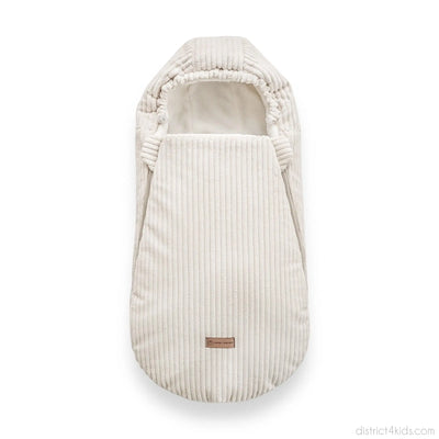 Fußsack Cord für Kinderwagen Autoschale-Winterfußsack-District for Kids-Creme-District for Kids
