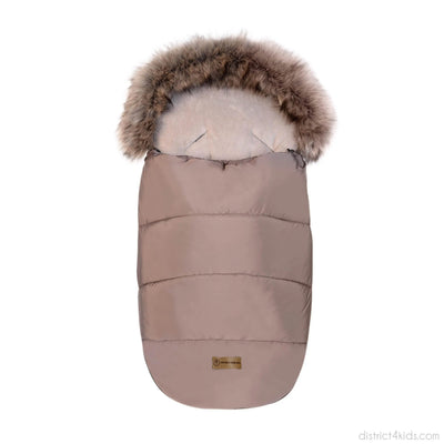 Fußsack mit Fell Kinderwagen-Winterfußsack-District for Kids-Braun-District for Kids