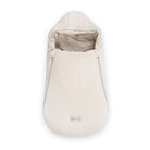Winterfußsack Musselin – atmungsaktiv & warm für Kinderwagen & Autoschale - Beige / 90cm - Winterfußsack