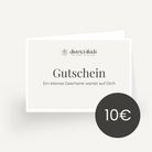 Geschenkgutschein digital - inkl. Gutschein-Template zum ausdrucken - 10€ / Digital per E-Mail - Geschenkgutscheine