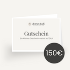 Geschenkgutschein digital - inkl. Gutschein-Template zum ausdrucken - 150€ / Digital per E-Mail - Geschenkgutscheine