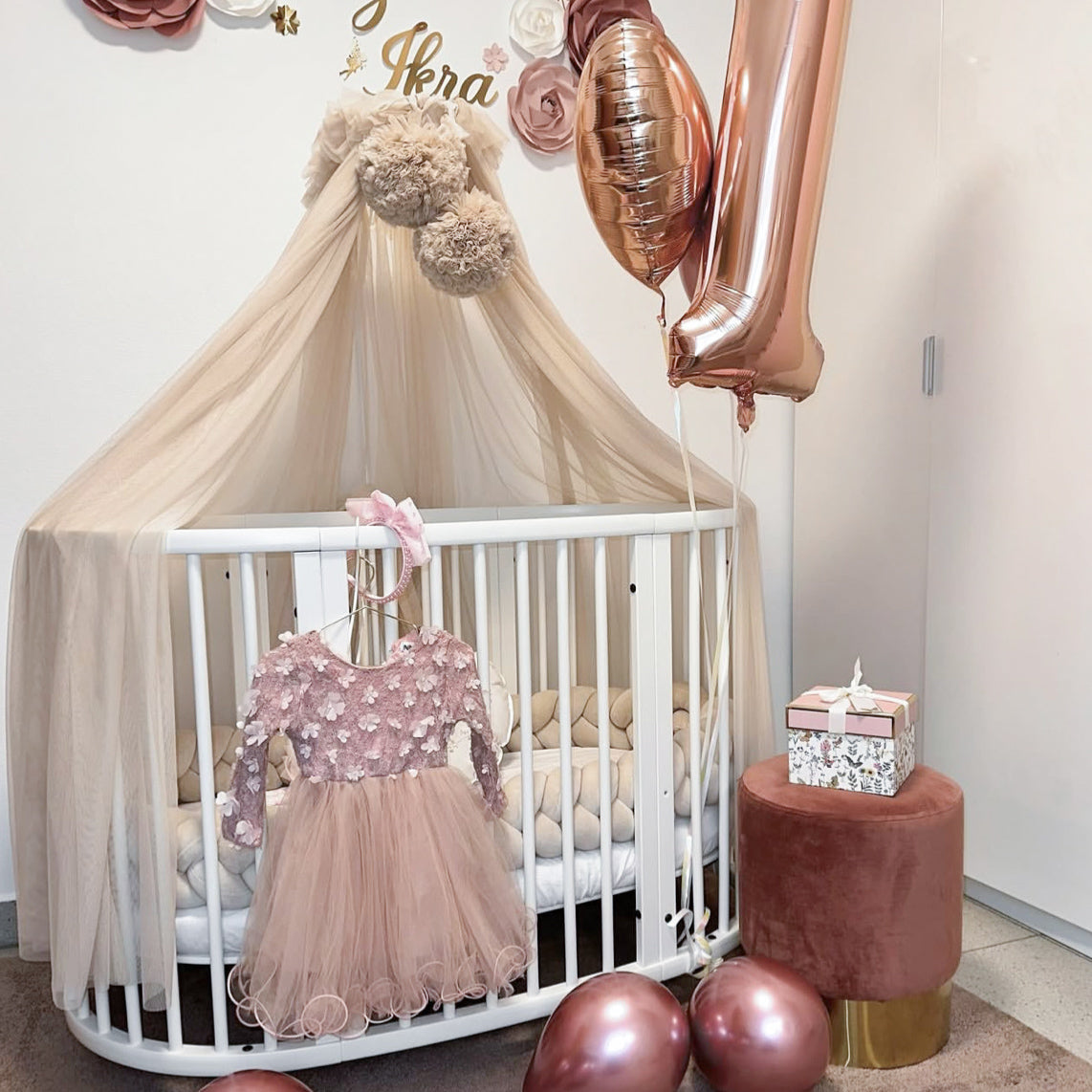 Tüll Betthimmel – Ein Traumhafter Hingucker für Baby- & Kinderzimmer - Baldachine & Betthimmel