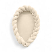 Babynestchen 2-in-1 – Kuscheliger Baby-Kokon & Bettumrandung - Creme - Babynestchen