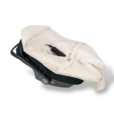Einschlagdecke für Babyschale Teddystoff Bouclé | Warm & weich 2.5 TOG District for Kids