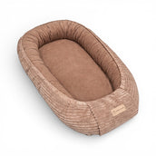 Babynestchen Cord  – Mitwachsender weicher Baby-Kokon