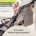 Sitzauflage Baumwolle Leoprint für den Kinderwagen inkl. Gurtschutz - universell passend District for Kids