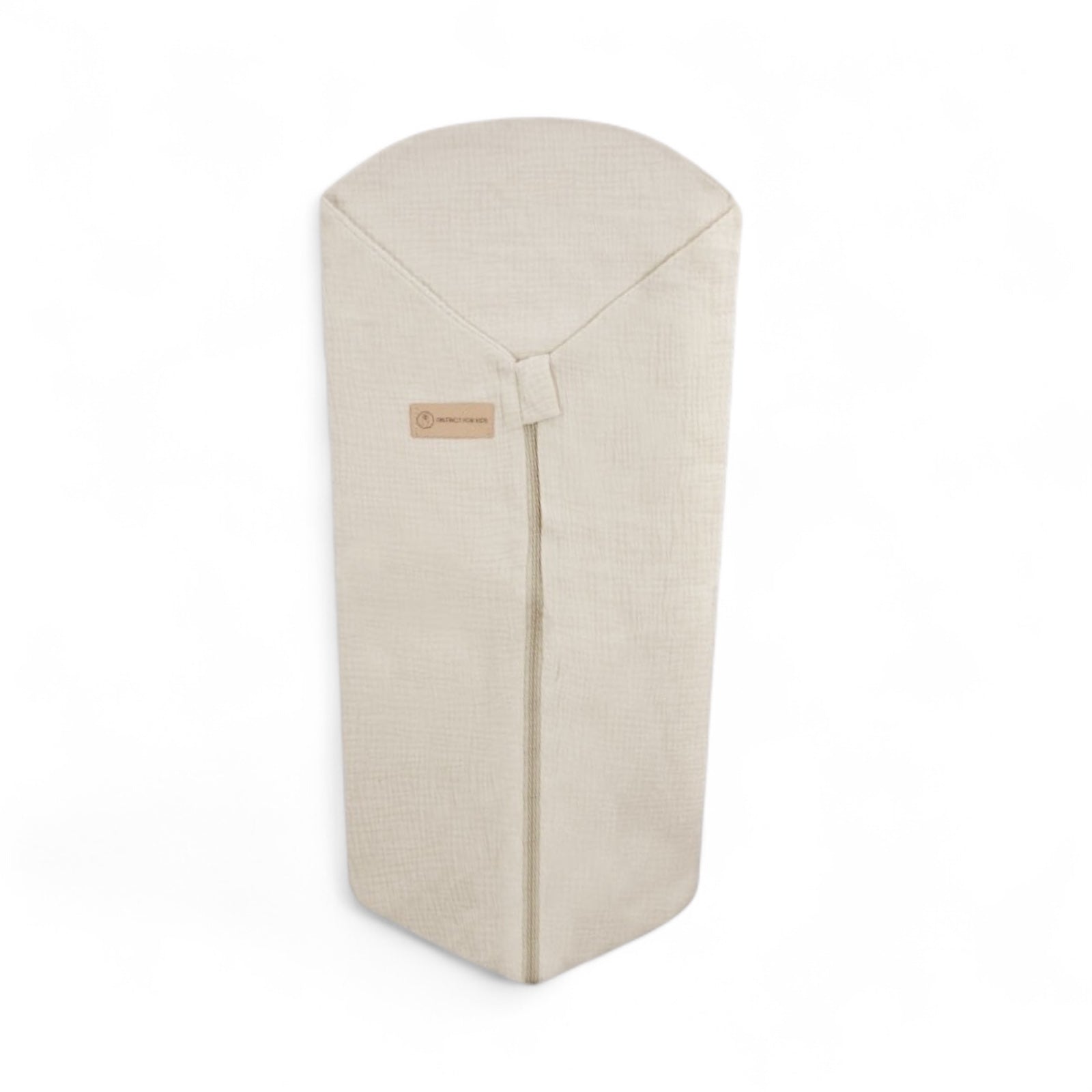 Pucksack Musselin mitwachsend - Ganzjahresschlafsack wärmend & atmungsaktiv - Beige / 80 cm / 0.5 TOG - Pucksack