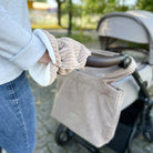 Handschuhe Cord für den Kinderwagen - Handwärmer - Winterfußsack