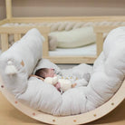 Matratze Bodenmatte Musselin gesteppt für Kletterbogen Spielezimmer - Beige - Baby & Kleinkind