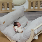 Matratze Bodenmatte Musselin gesteppt für Kletterbogen Spielezimmer - Beige - Baby & Kleinkind