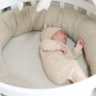 Bettschlange einsträngig Teddystoff Boucle – Schutz & Vielseitig - Baby & Kleinkind