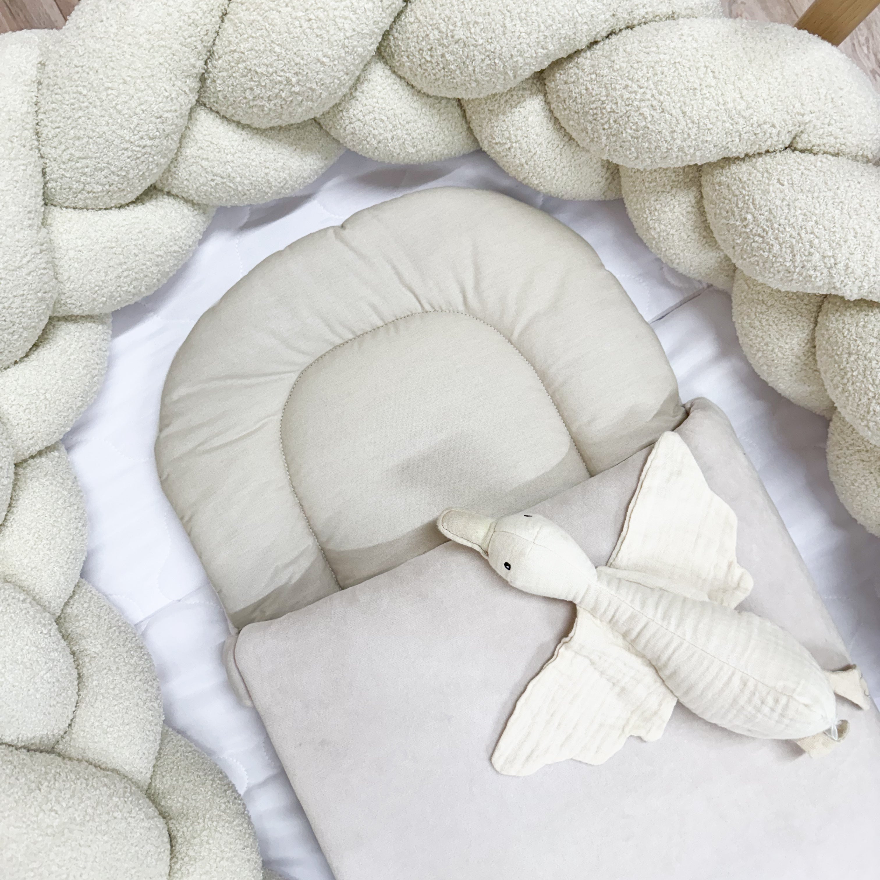 Babyschlafsack Sleepy Velours – Kuscheliger Ganzjahresschlafsack - Beige / 75 cm / 2.5 TOG - Babyschlafsack